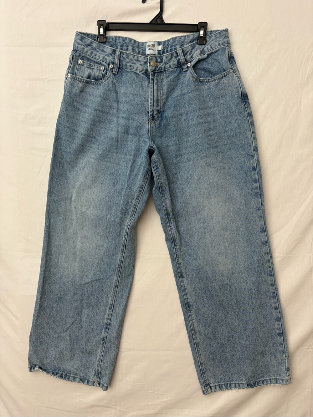 Women’s Princess Polly XX Light Blue Wide Leg Jeans Size 10 US(A750)